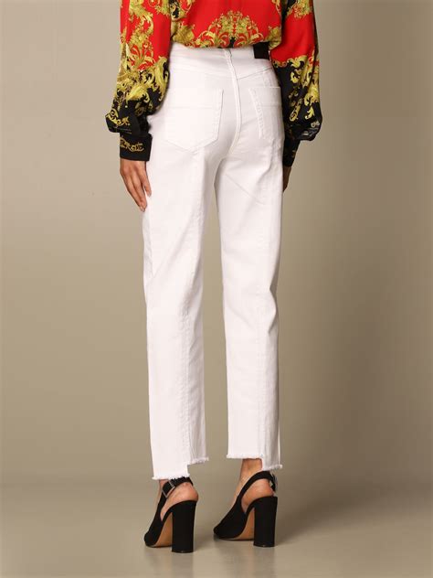 white jeans versace|versace jeans couture official site.